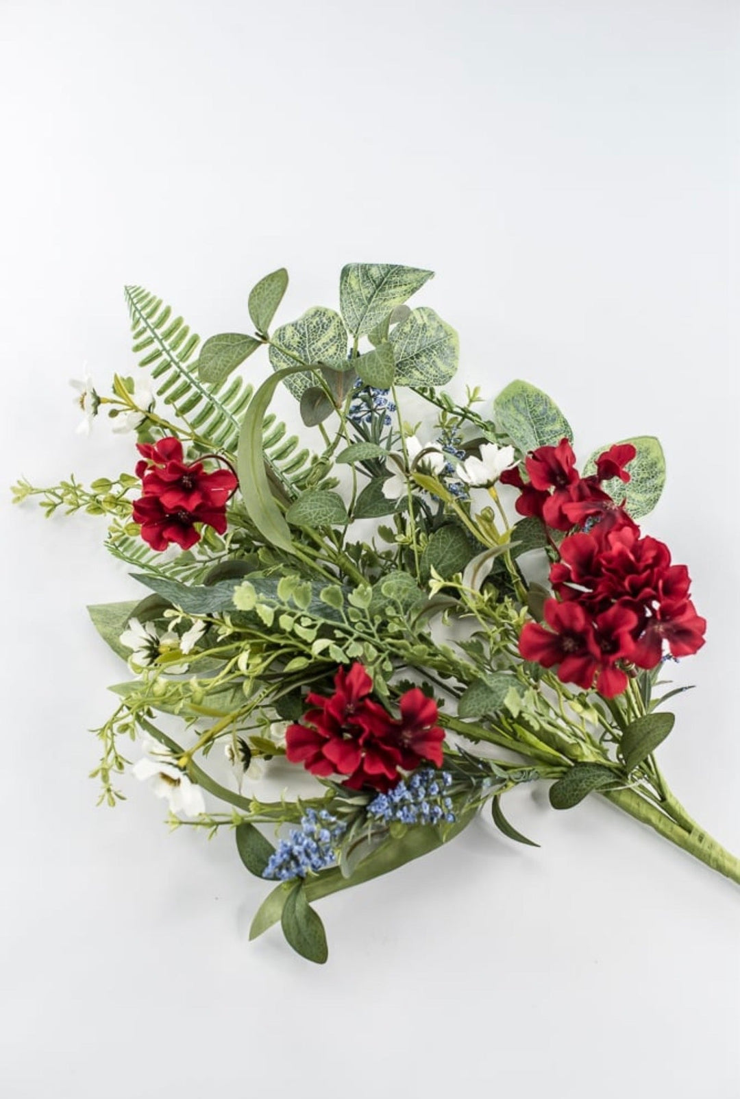 Red, White, & Blue Geranium Leaves Spray - 28" - Greenery MarketArtificial Flowers74266RWB