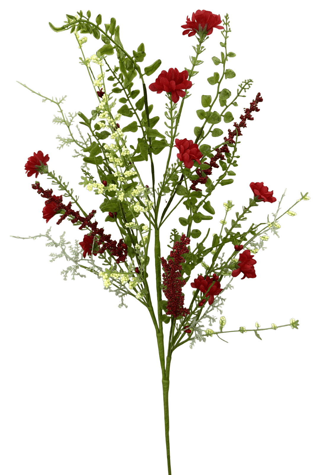 Red Wild Flower Filler Spray - 28" - Greenery Market63737RD