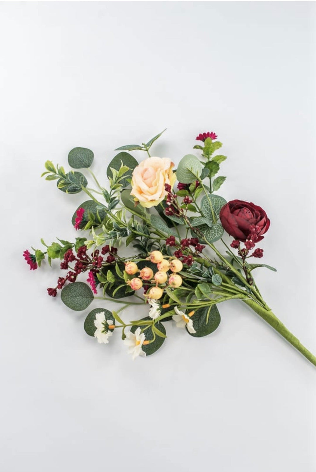 Red Wine Mixed Ranunculus Bush - 18" - Greenery MarketArtificial Flowers63856RDPK