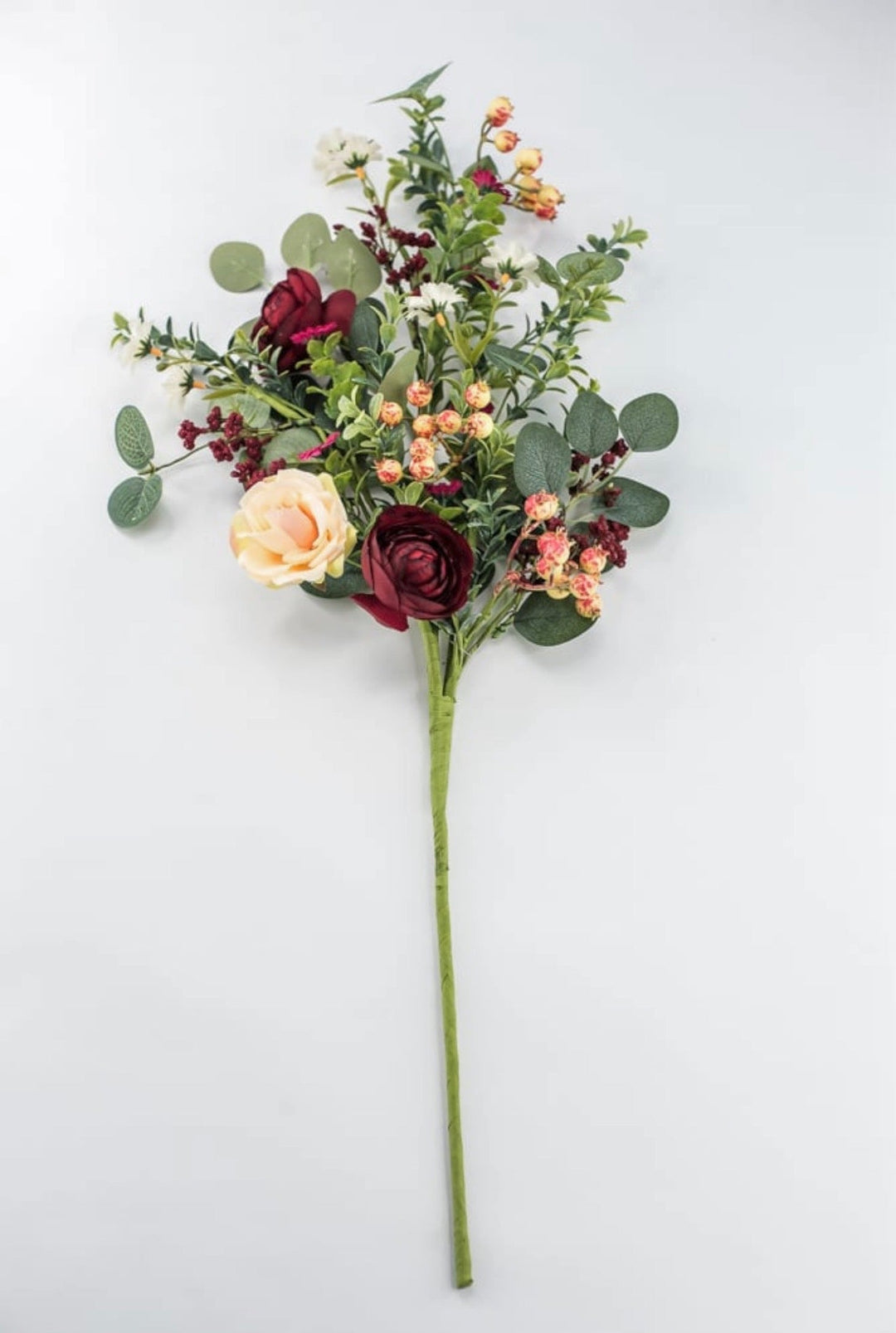 Red Wine & Pink Ranunculus Spray - 28" - Greenery MarketArtificial Flowers63855RDPK