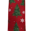 Red with glittered Christmas trees wired ribbon 2.5” - Greenery MarketRibbons & Trim179149