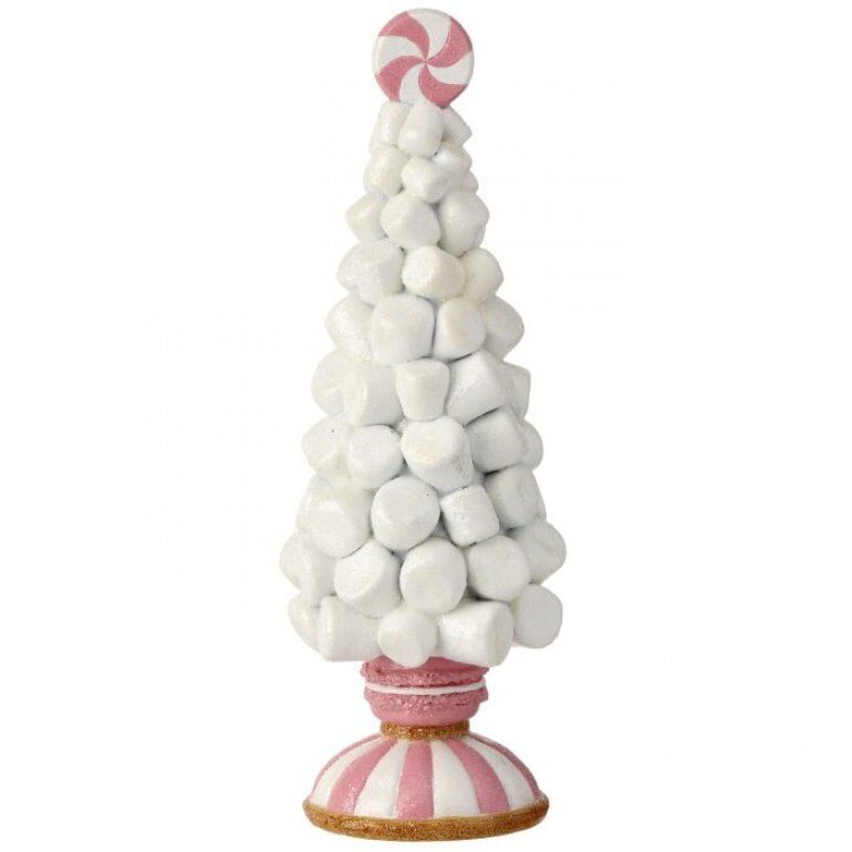 Resin marshmallows tree on pedestal - Greenery MarketHome decorMTX73334