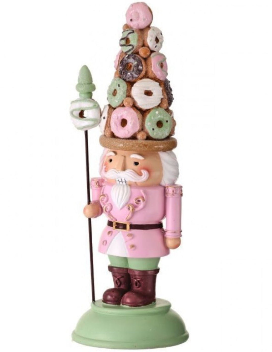 Resin nutcracker with donuts - Greenery MarketHome decorMTX63951 PAAS