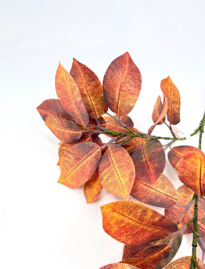 Rust Orange Brown Nandina Leaf Spray - 30" - Greenery Market2751156RO