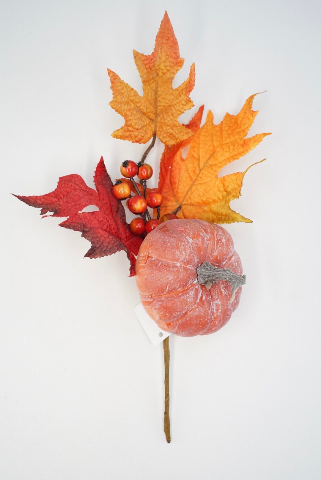 Rust Pumpkin maple leaves pick - Greenery Marketgreenery82239