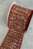 Rust tweed wired ribbon 4” - Greenery MarketRibbons & Trim138139