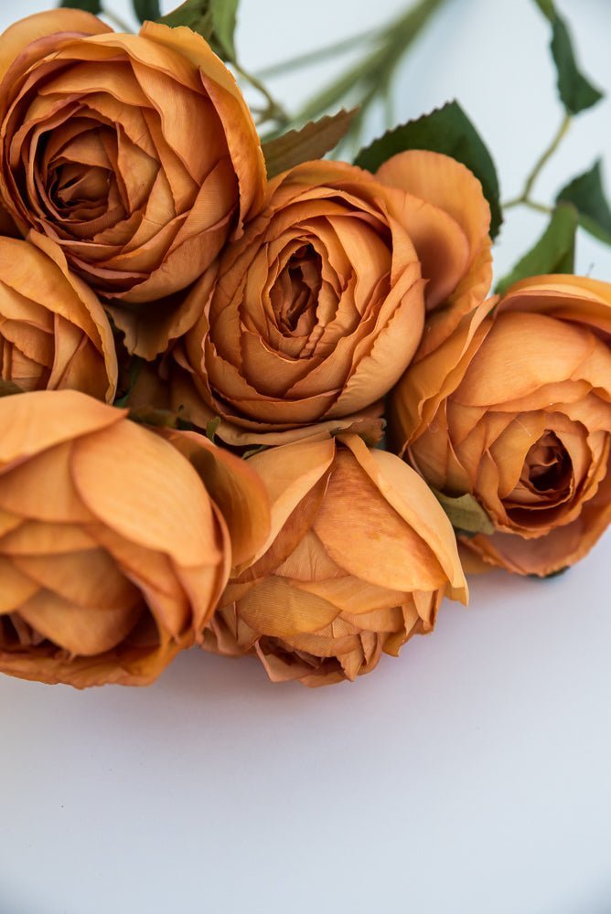 Rusty cabbage rose bush - Greenery Marketartificial flowers27183