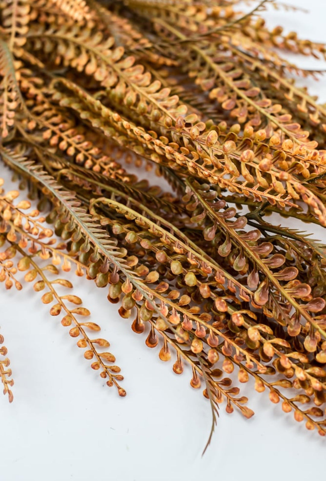 Rusty Orange Leaves Hanging Bush - Greenery Market57311OR