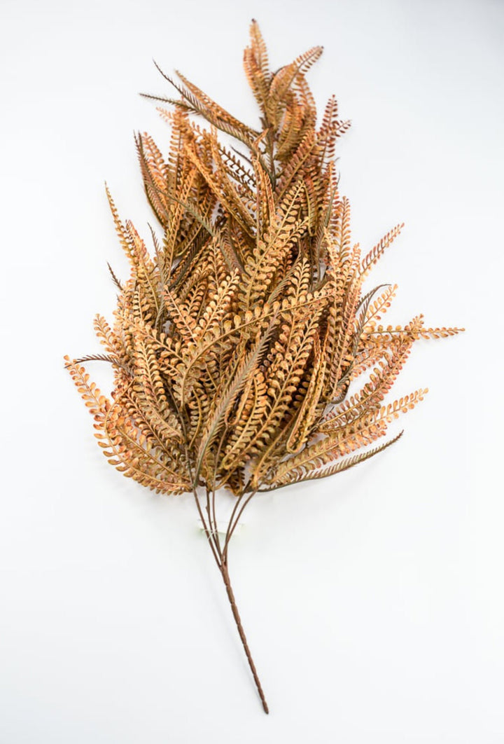 Rusty Orange Leaves Hanging Bush - Greenery Market57311OR