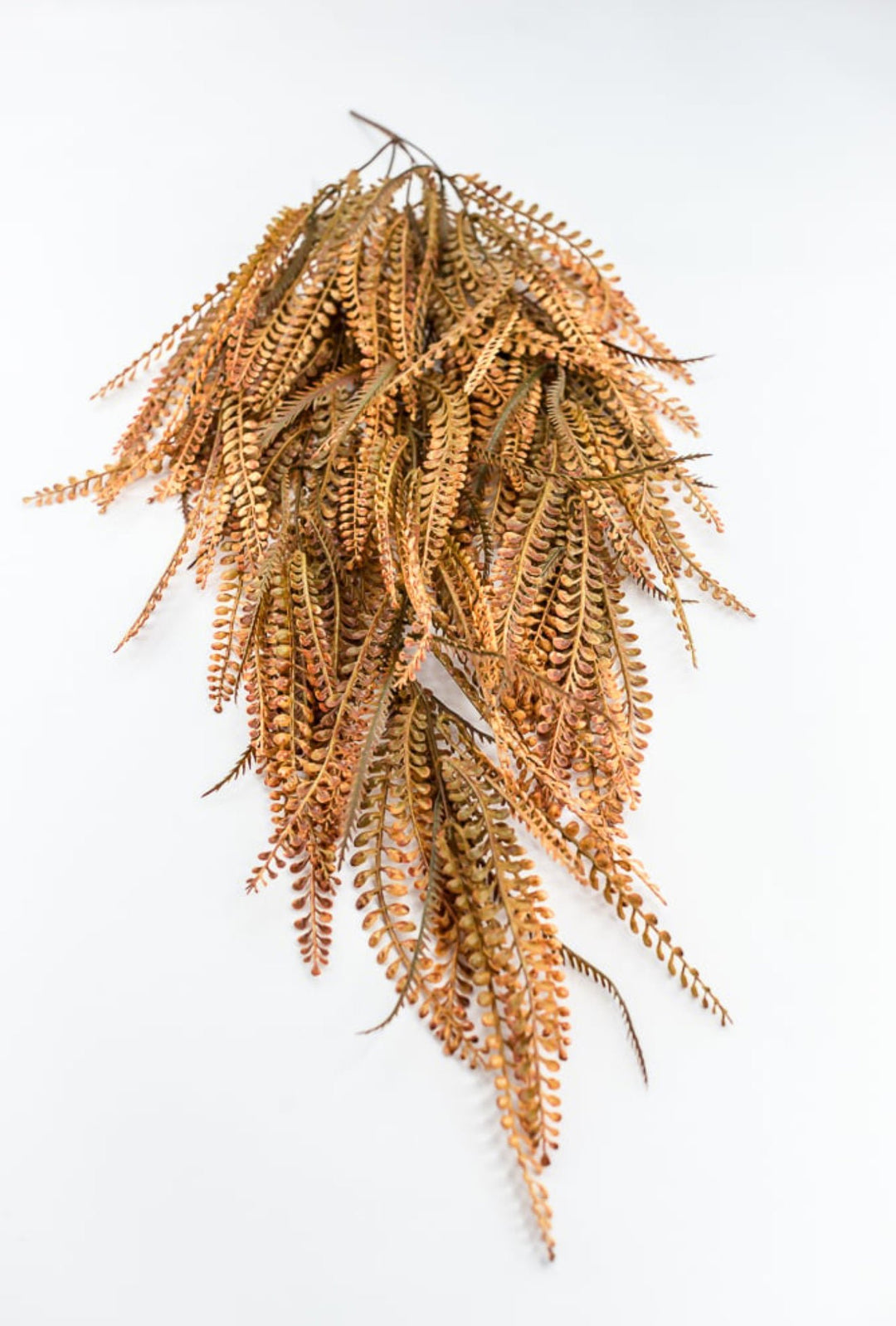 Rusty Orange Leaves Hanging Bush - Greenery Market57311OR