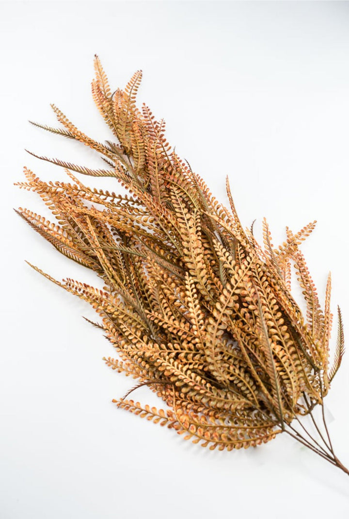 Rusty Orange Leaves Hanging Bush - Greenery Market57311OR