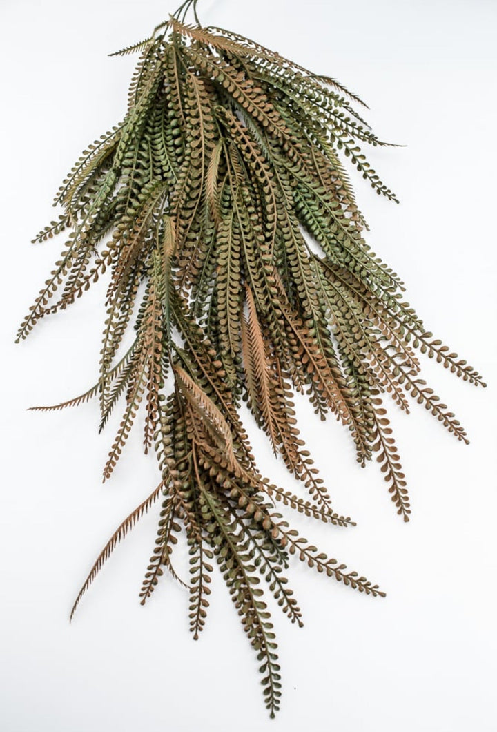 Sage Plastic Leaves Hanging Bush - Greenery Market57311SAGE