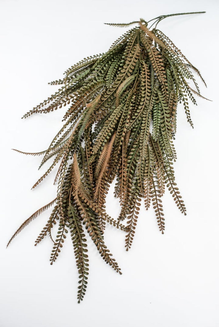 Sage Plastic Leaves Hanging Bush - Greenery Market57311SAGE