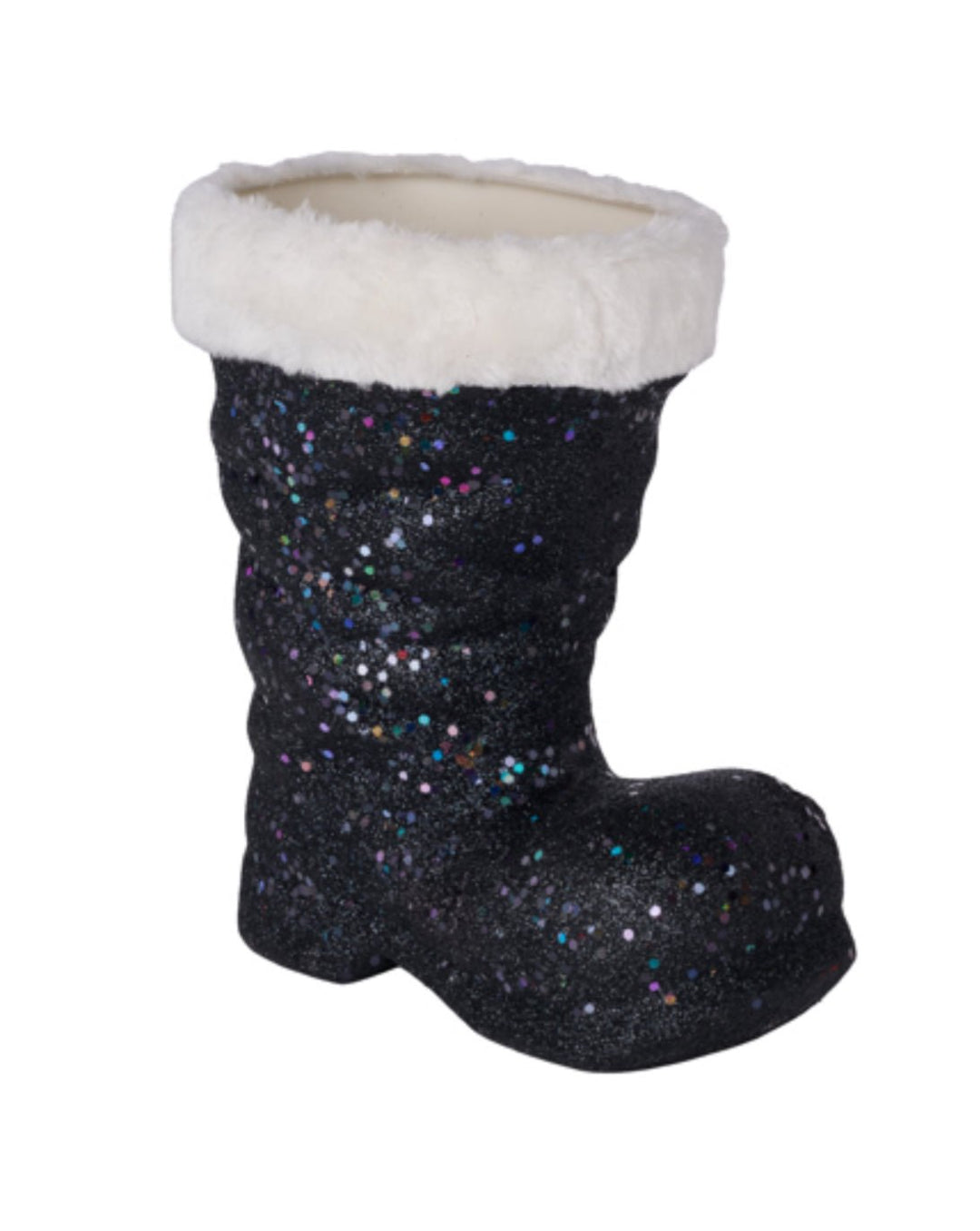 Santa boot vase - black - Greenery MarketXC723402