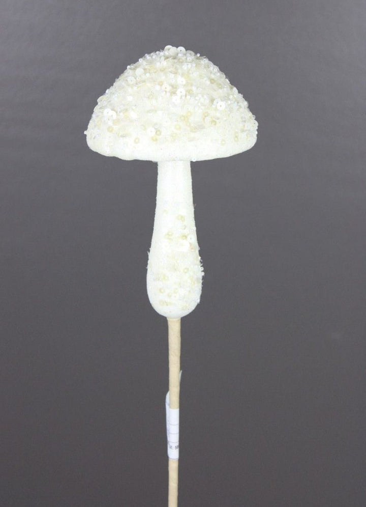 Sequined mushroom pick - 14” - Greenery Market229423