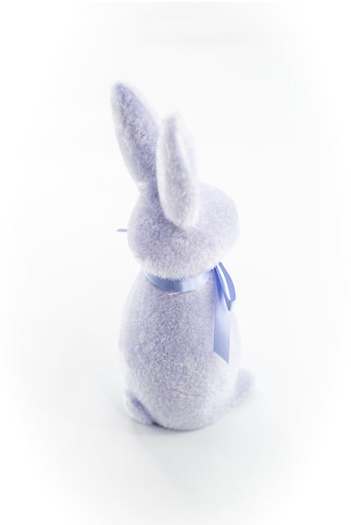 Sherbet Flocked Bunny - 11.5" Choose Color - Greenery Market4540711-LAV