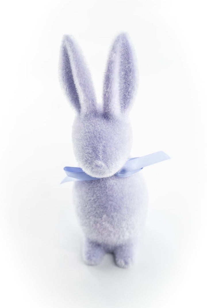 Sherbet Flocked Bunny - 11.5" Choose Color - Greenery Market4540711-LAV