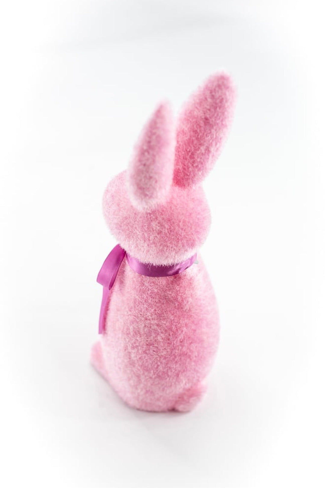 Sherbet Flocked Bunny - 11.5" Choose Color - Greenery Market4540711-PINK