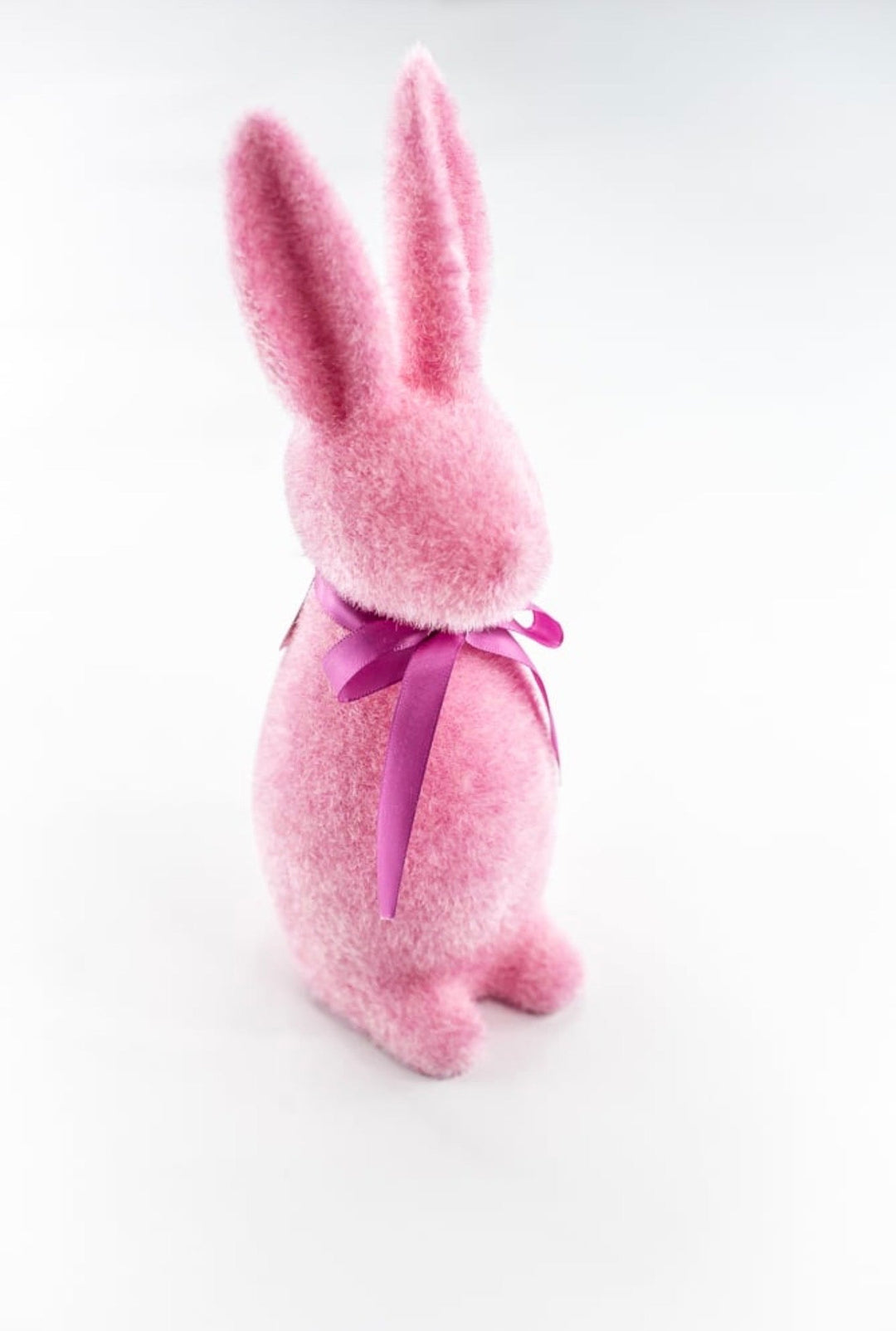 Sherbet Flocked Bunny - 11.5" Choose Color - Greenery Market4540711-PINK
