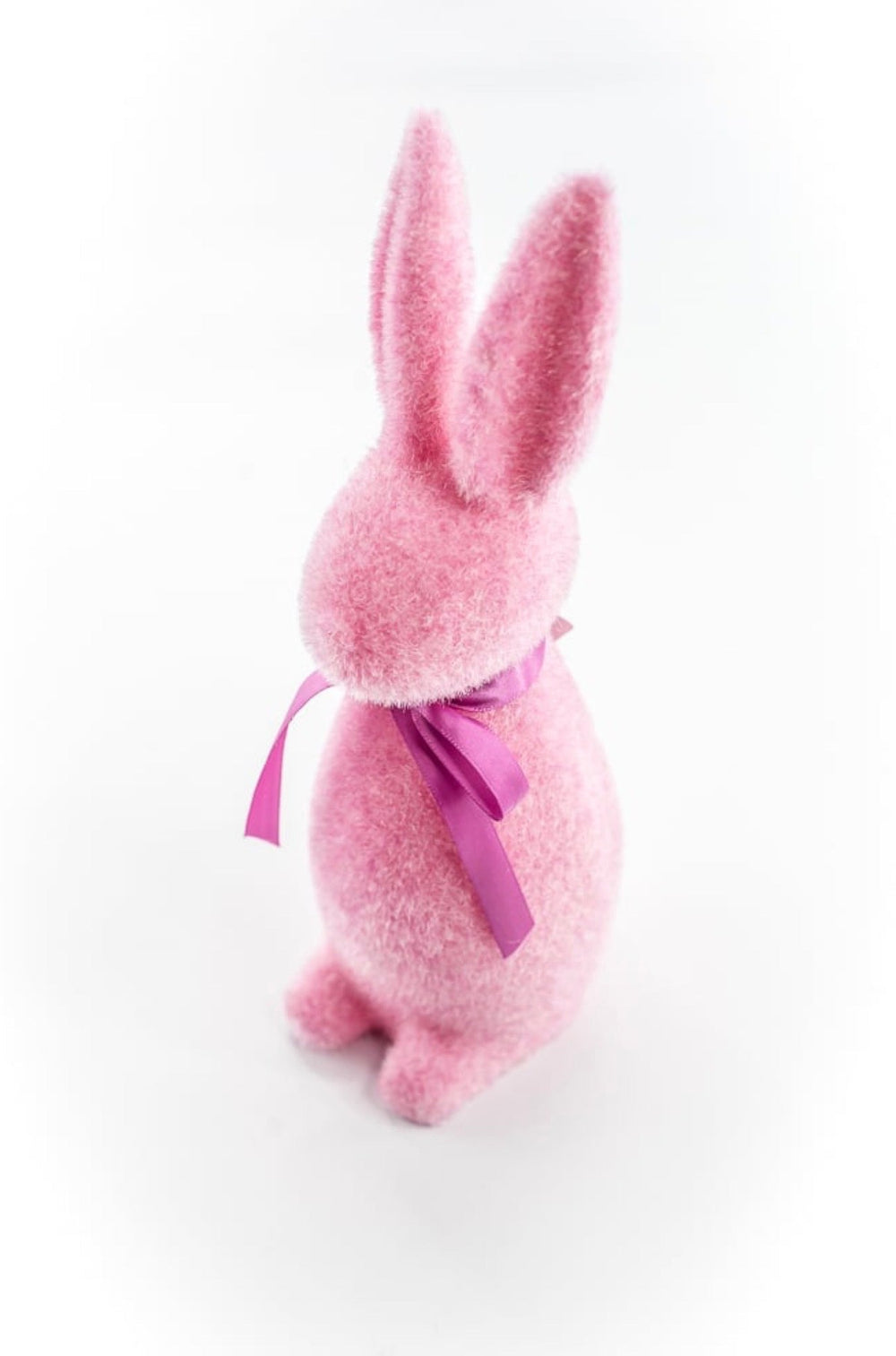Sherbet Flocked Bunny - 11.5" Choose Color - Greenery Market4540711-PINK