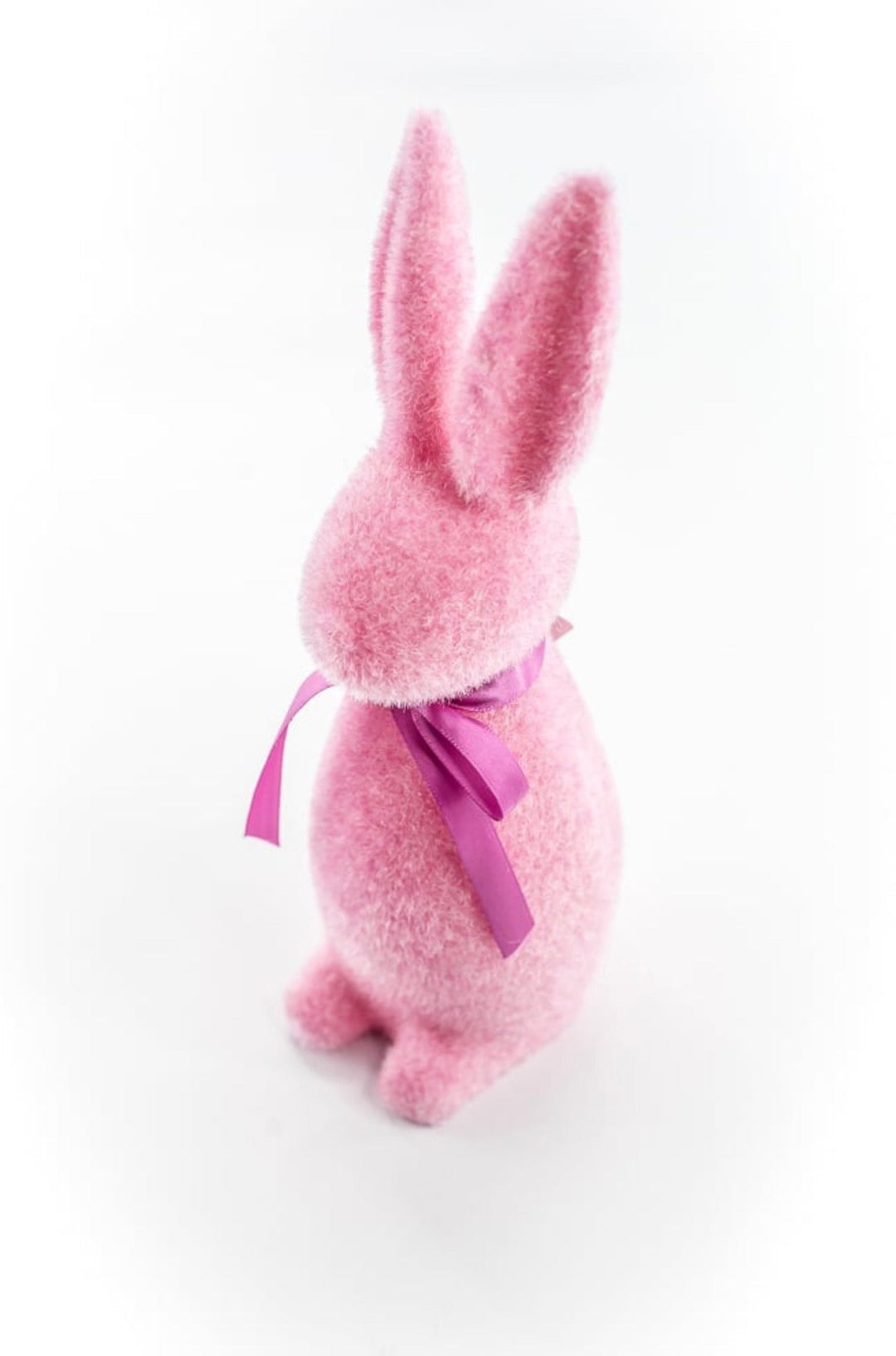Sherbet Flocked Bunny - 11.5" Choose Color - Greenery Market4540711-PINK