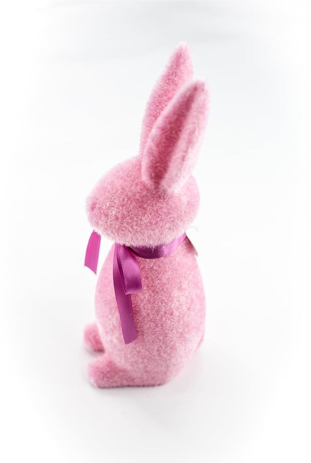 Sherbet Flocked Bunny - 11.5" Choose Color - Greenery Market4540711-PINK