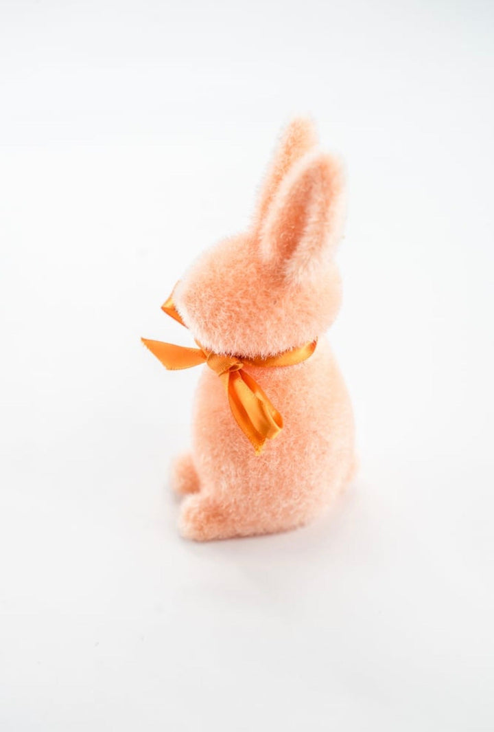 Sherbet Flocked Bunny - 6" SET of 3 - Greenery Market4540716