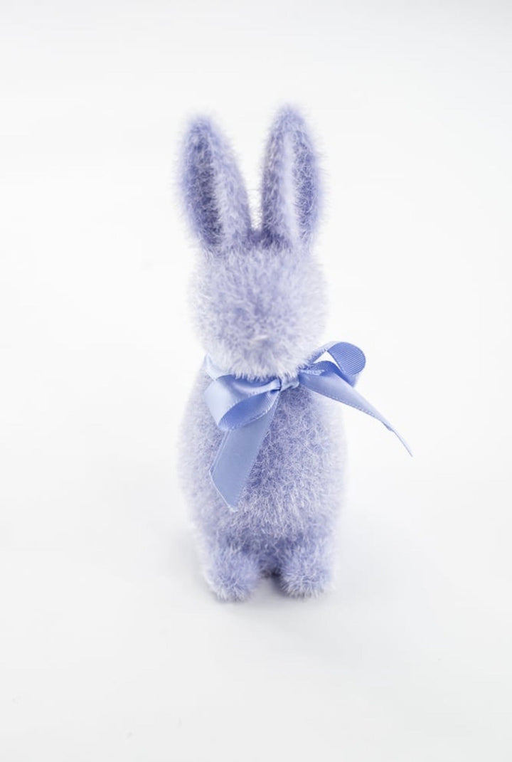 Sherbet Flocked Bunny - 6" SET of 3 - Greenery Market4540716