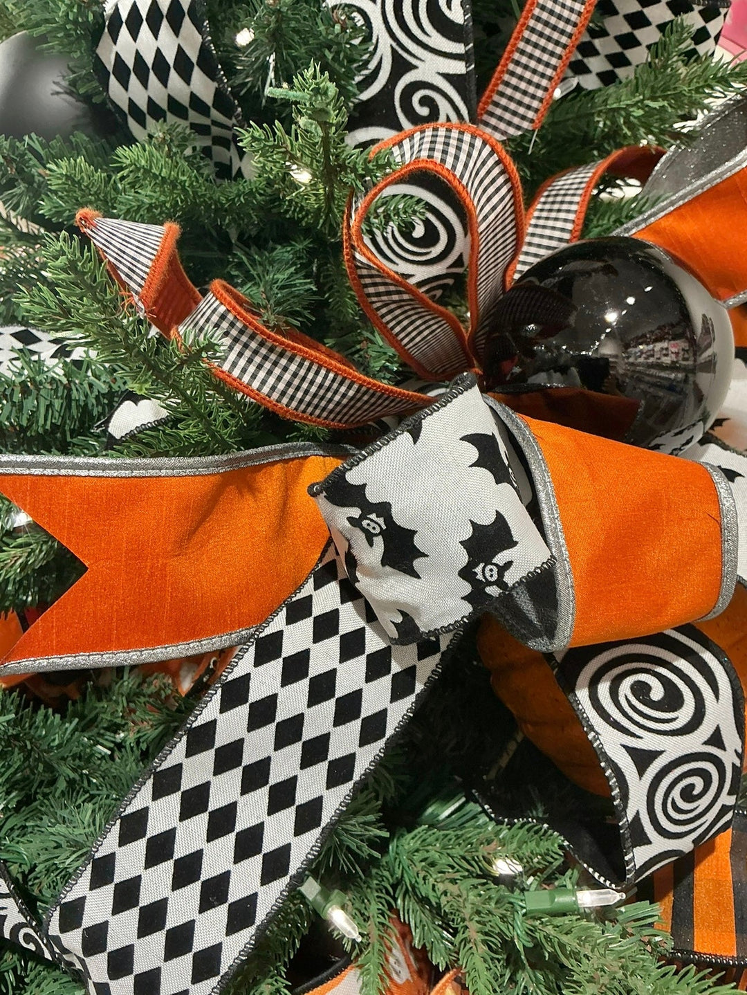 Shimmered Diamonds Wired Ribbon - 2.5" - Greenery Market6007W - 031 - 63E