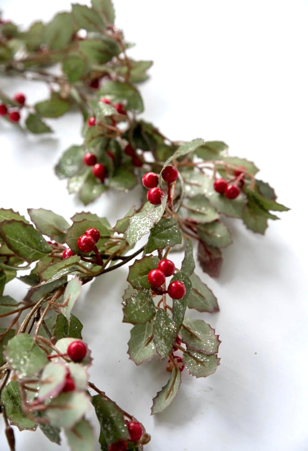 Shimmering Holly garland 6’ - Greenery Market279910