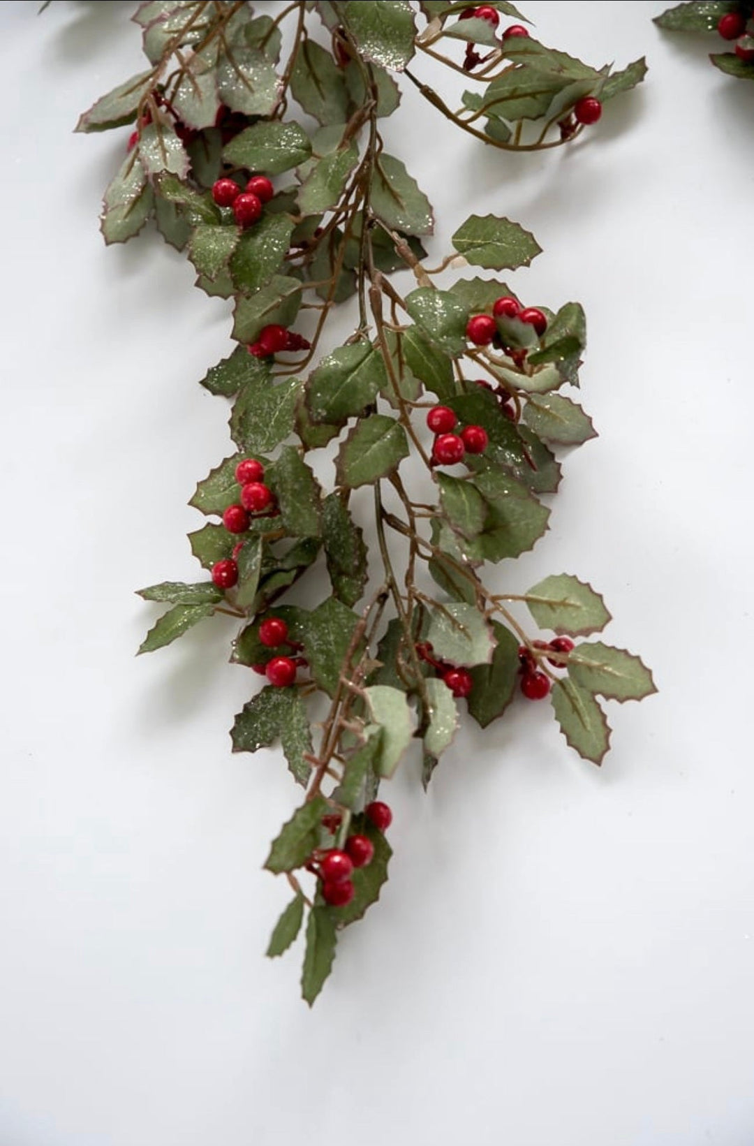 Shimmering Holly garland 6’ - Greenery Market279910