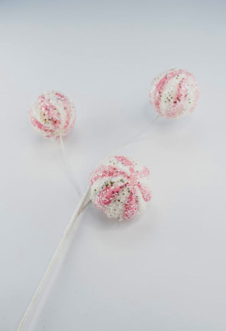 Shimmering Pink ball pick - Greenery MarketPicks85240PKWT