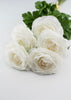 Silk Ranunculus bundle - white - Greenery Marketartificial flowers84318-CR