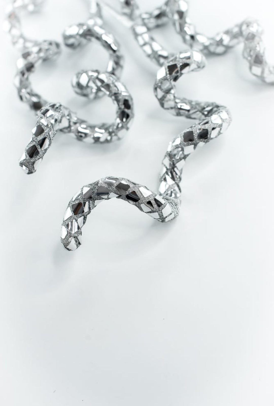 Silver Disco Curly Spray - Greenery Market86271SV