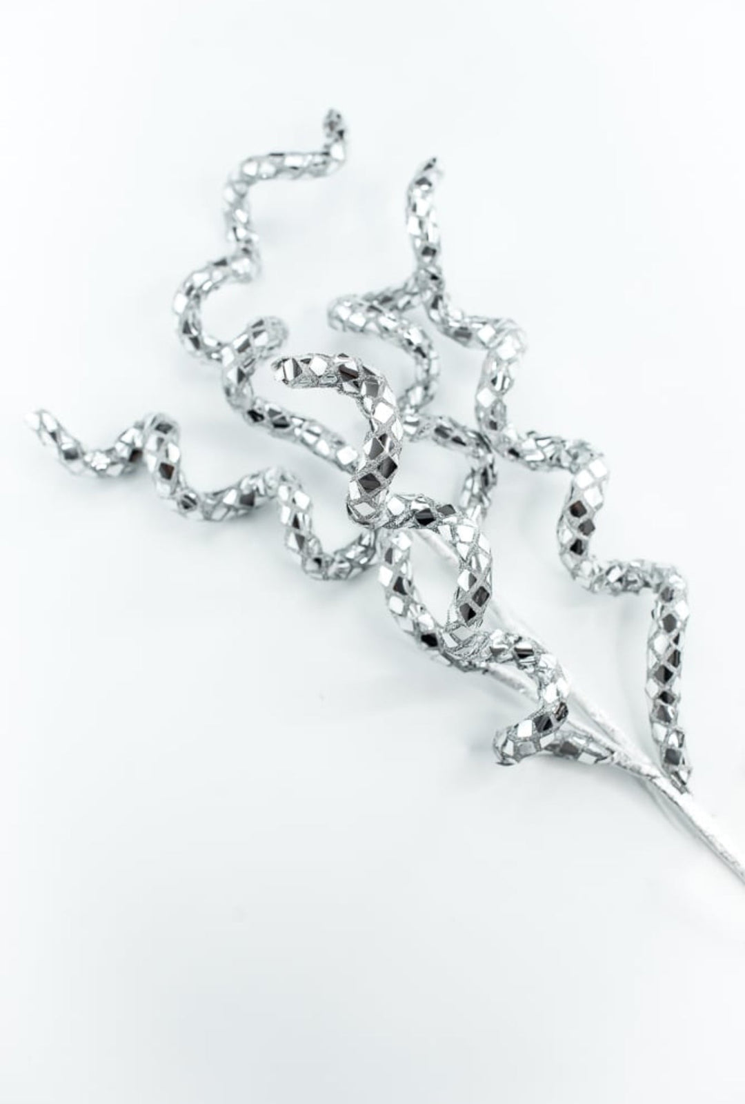 Silver Disco Curly Spray - Greenery Market86271SV