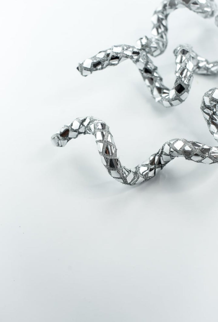 Silver Disco Curly Spray - Greenery Market86271SV