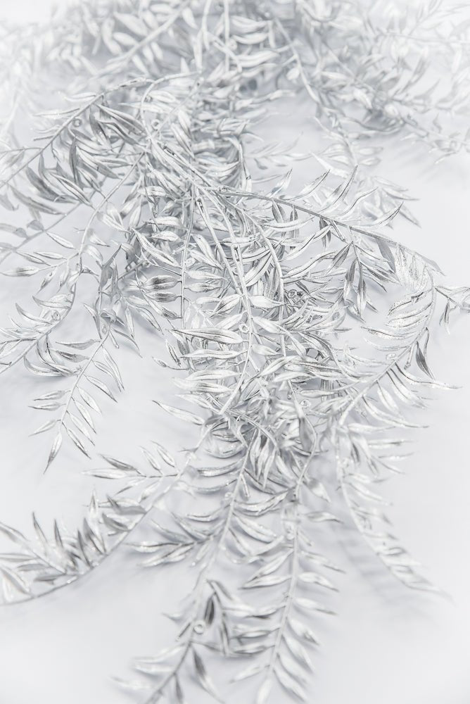 Silver hanging hemlock spray - Greenery MarketChristmasXG924-SV