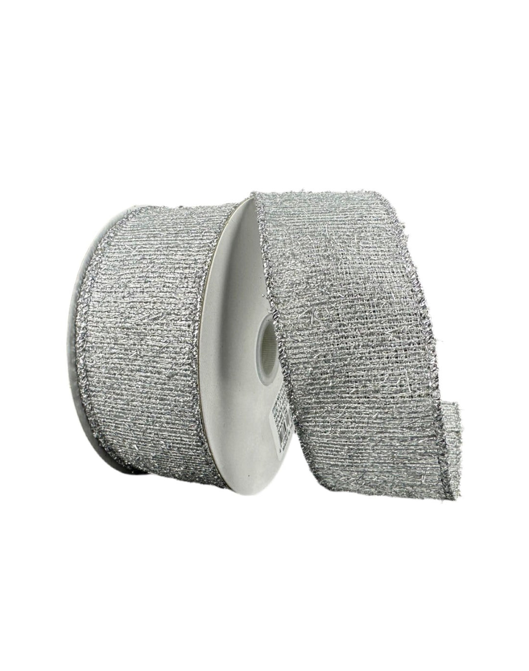 Silver metallic wired ribbon, 1.5" - Greenery MarketRibbons & Trim71337 - 09 - 16