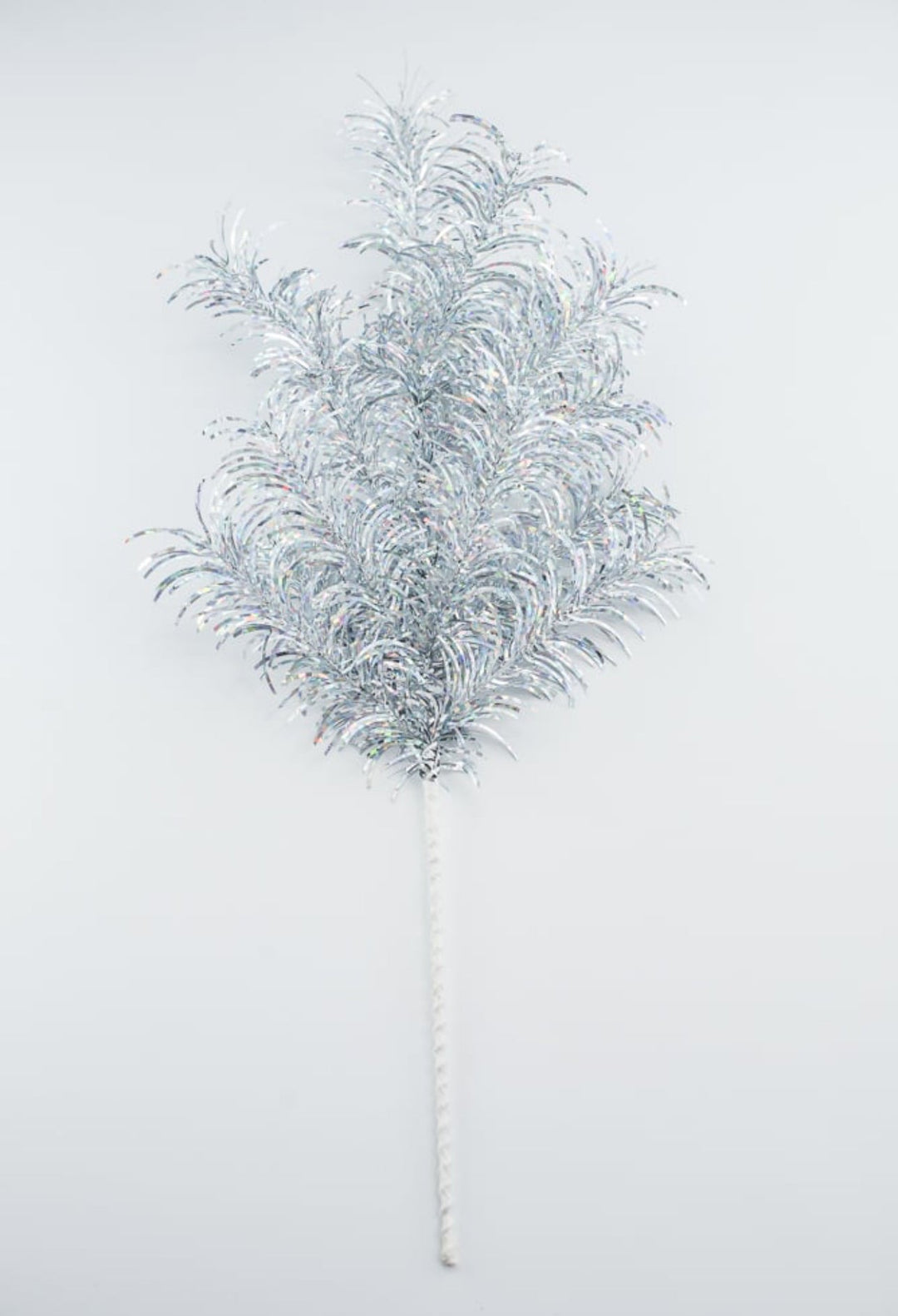 Silver tinsel spray - Greenery MarketArtificial Flora84576 - SILVER