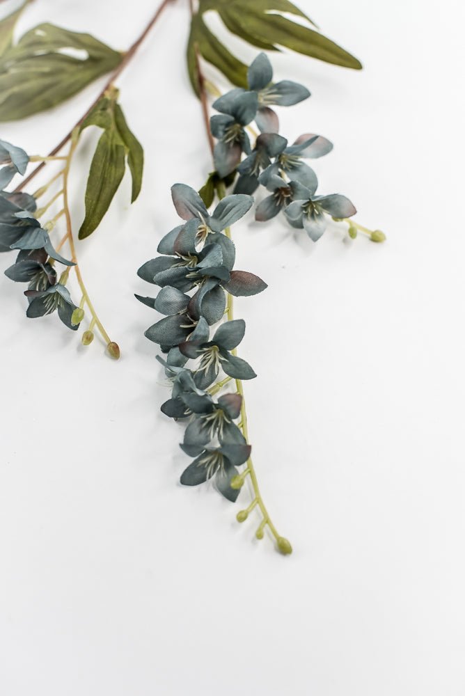 Slate Blue Gray Wild Vinca Spray - 31" - Greenery Market6590SLTGY