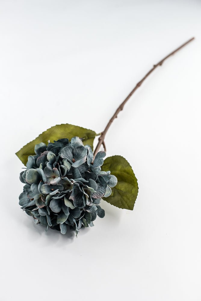 Slate Blue Grey Hydrangea Spray - 25" - Greenery Market6595SLTGY