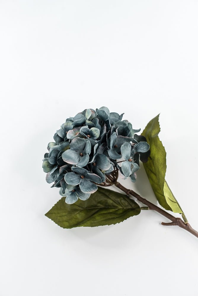 Slate Blue Grey Hydrangea Spray - 25" - Greenery Market6595SLTGY