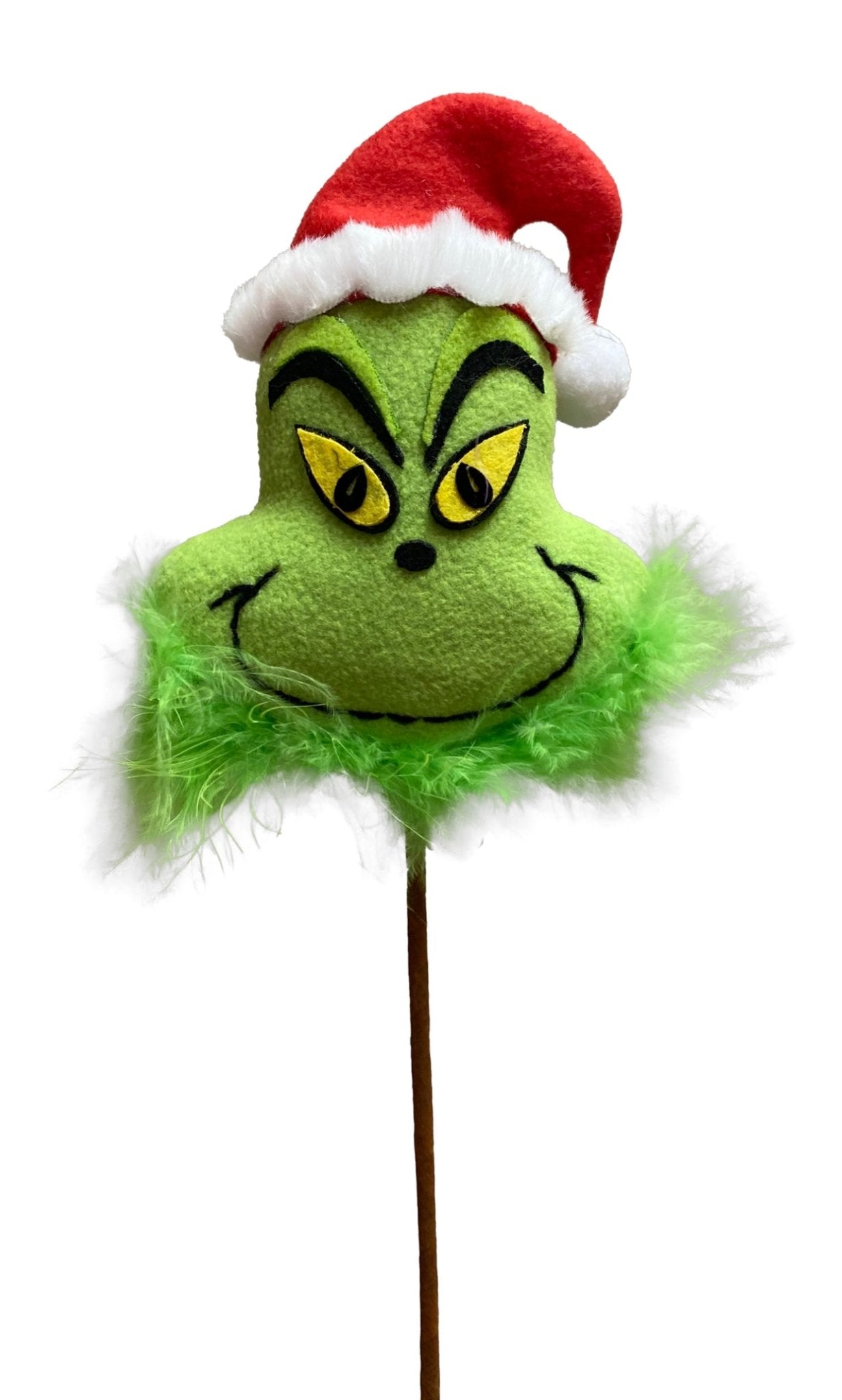 Small green fluffy monster head - Greenery MarketPicks85514RWG