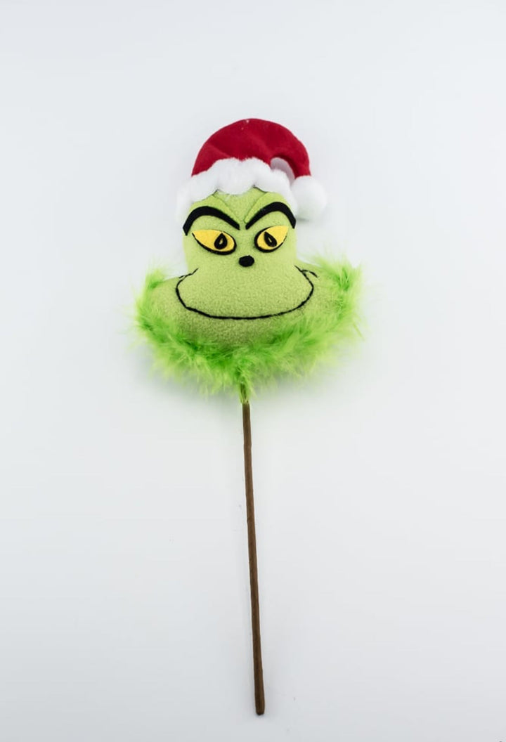 Small green fluffy monster head - Greenery MarketPicks85514RWG