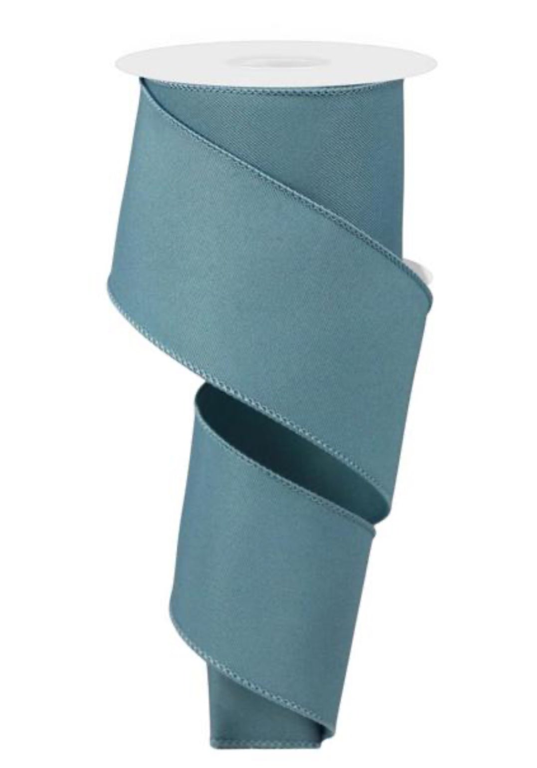 Smoke blue wired ribbon 2.5” - Greenery MarketWired ribbonRGE1203H5