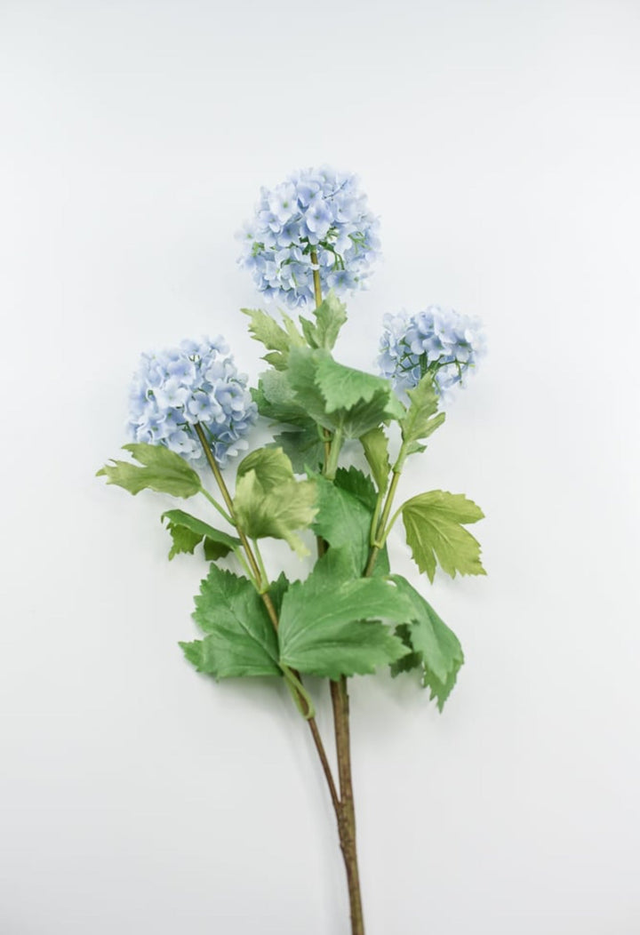 Snowball hydrangea spray - light blue - Greenery Market2255078LB