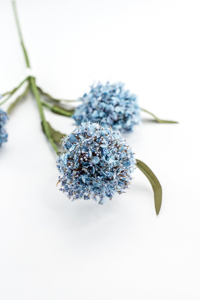 Snowball Hydrangeas Flower Spray - Blue - Greenery MarketMTF24519 BLUE