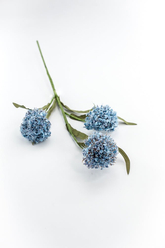 Snowball Hydrangeas Flower Spray - Blue - Greenery MarketMTF24519 BLUE