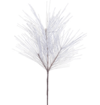 Snowed Long Needle Pine Spray - 28" - Greenery MarketXAS283-GR/SN