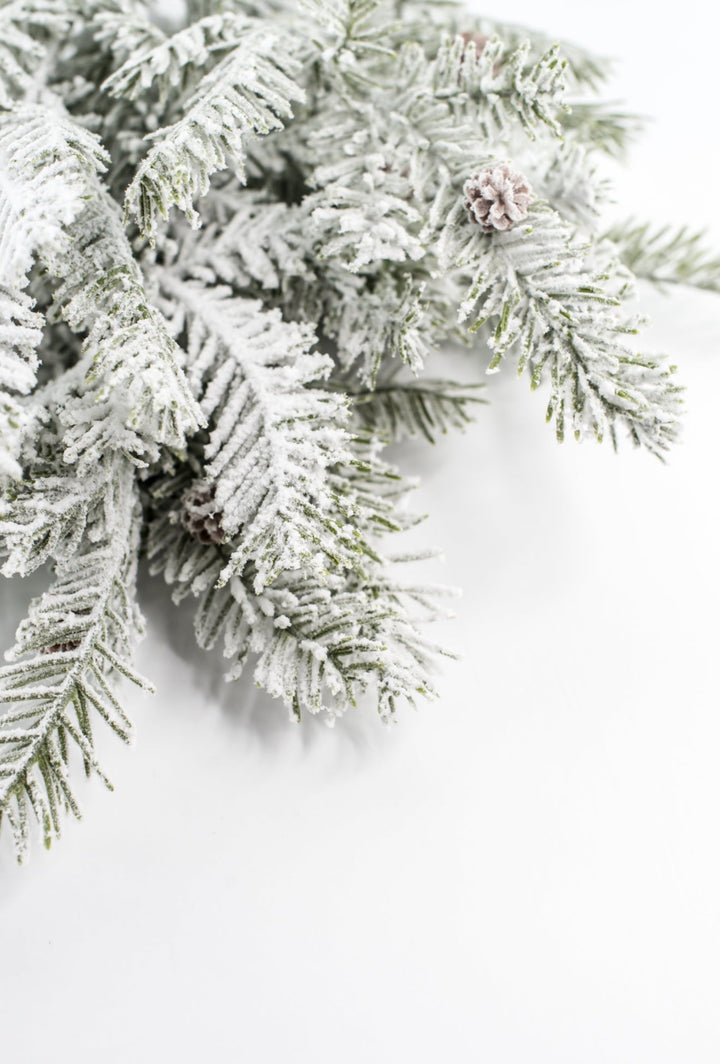 Snowed Pine Bush - Greenery Market85287